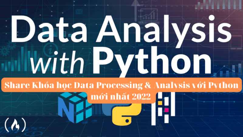 Khóa học Data Processing & Analysis với Python mới nhất 2022