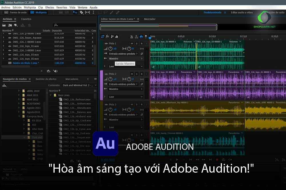 Tài Khoản Adobe Audition Giá Rẻ