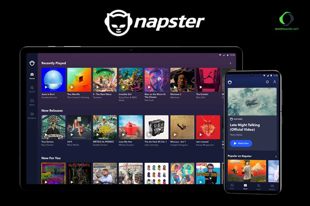Tài Khoản Napster app
