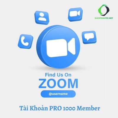 Nâng Cấp Tài Khoản Zoom Pro 1000 Chính Chủ 1 Tháng