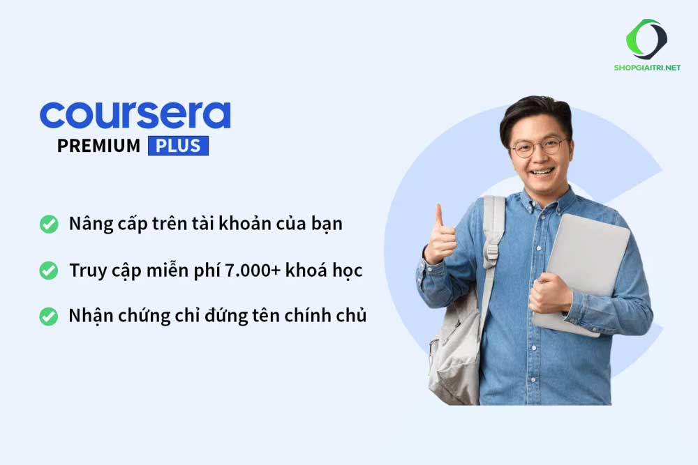 Lợi ích Tài Khoản Coursera Premium Plus