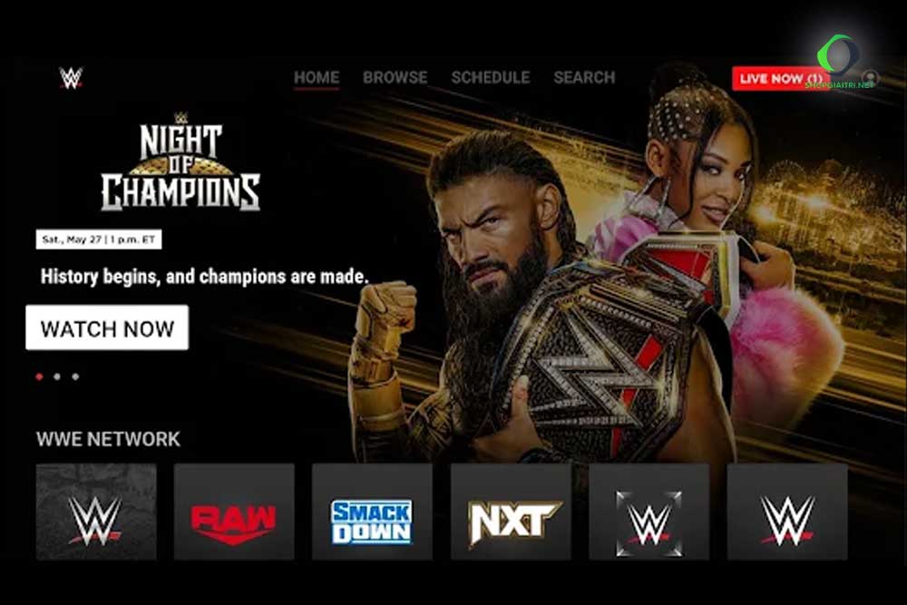 Tài khoản WWE Network ud