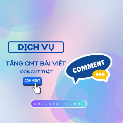 Tăng Comment Facebook Giá Rẻ Chỉ 80đ/Cmt | Nick thật 100%