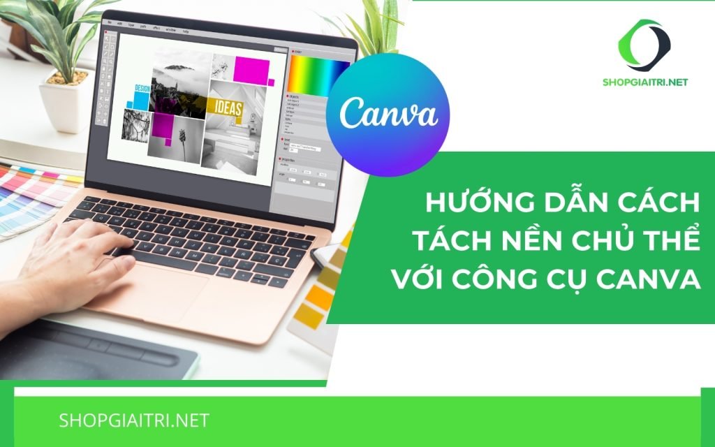 tách nền chủ thể trên canva